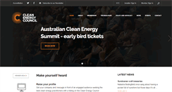 Desktop Screenshot of cleanenergycouncil.org.au